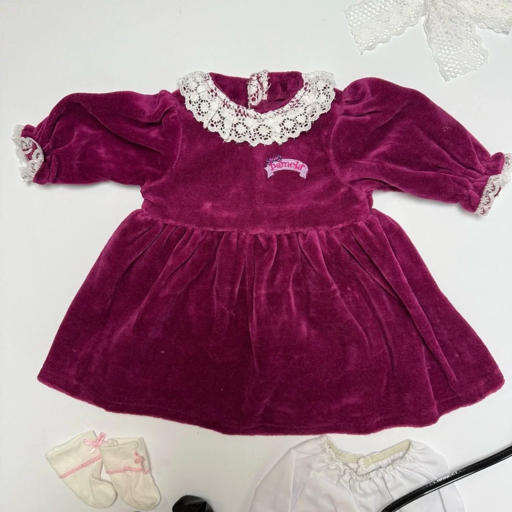 Vtg 1986 Pamela Doll Out To‎ Dinner Outfit, Worlds of Wonder Mattel Complete Set